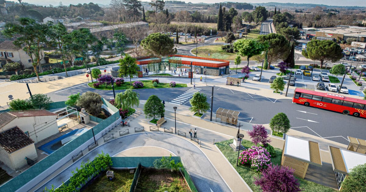 LE CHANTIER DE LA MAISON DU TOURISME ET DES MOBILITES AVANCE A GIGNAC