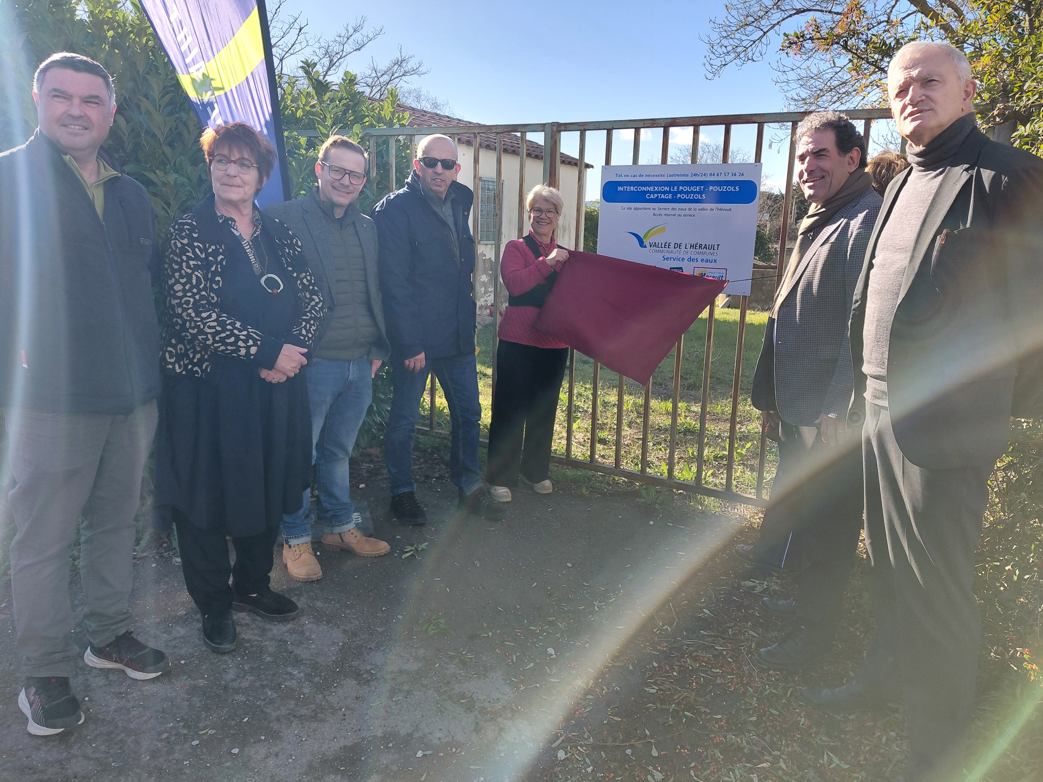 POUZOLS ET LE POUGET RELIES EN EAU ET DÉSORMAIS SANS CRAINTE DE COUPURE L’ÉTÉ 