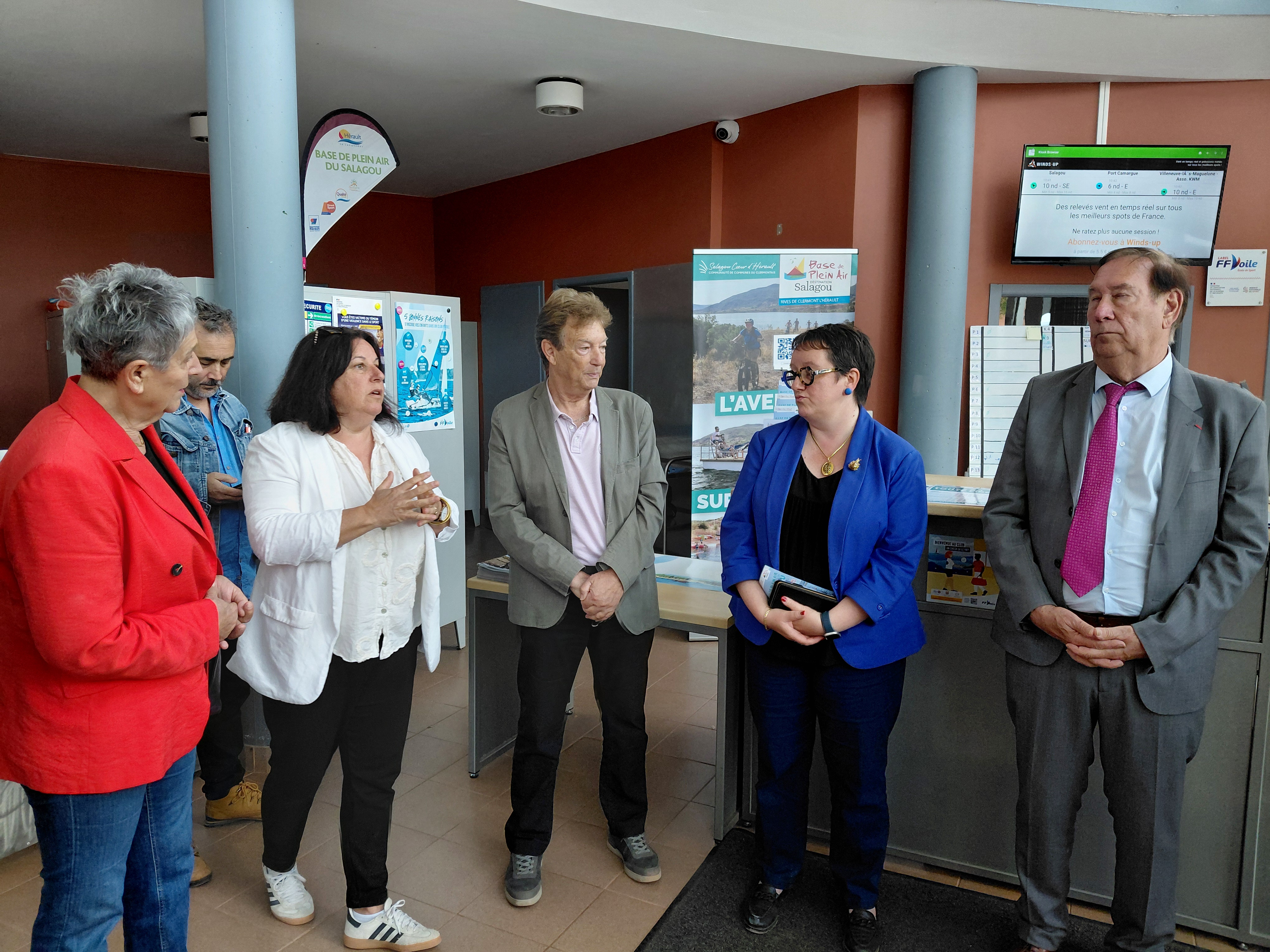 LA SOUS-PREFETE VISITE CLERMONT L'HERAULT 
