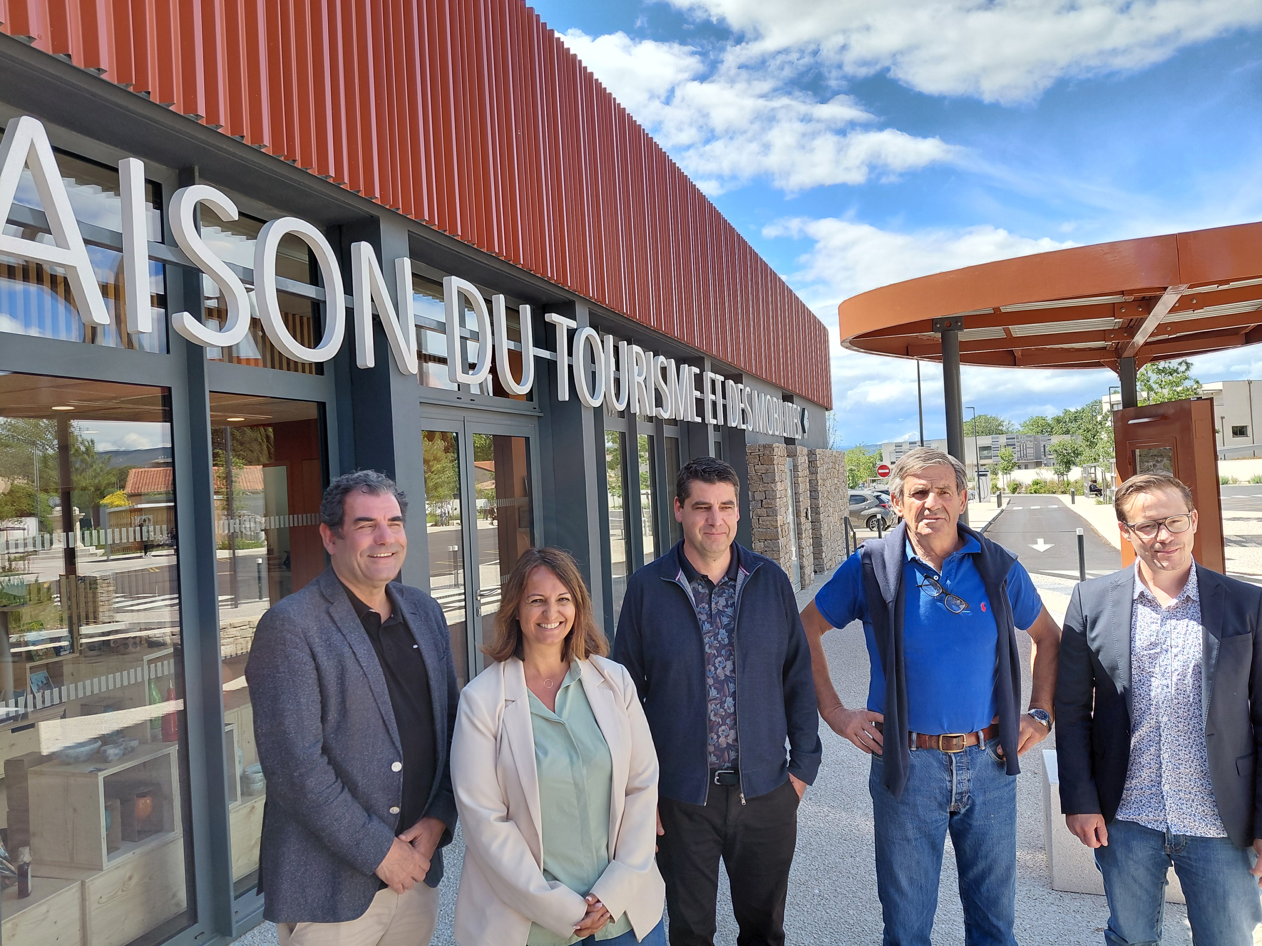 DAVID CABLAT PRÉSENTE LA MAISON DES MOBILITÉS DE GIGNAC 