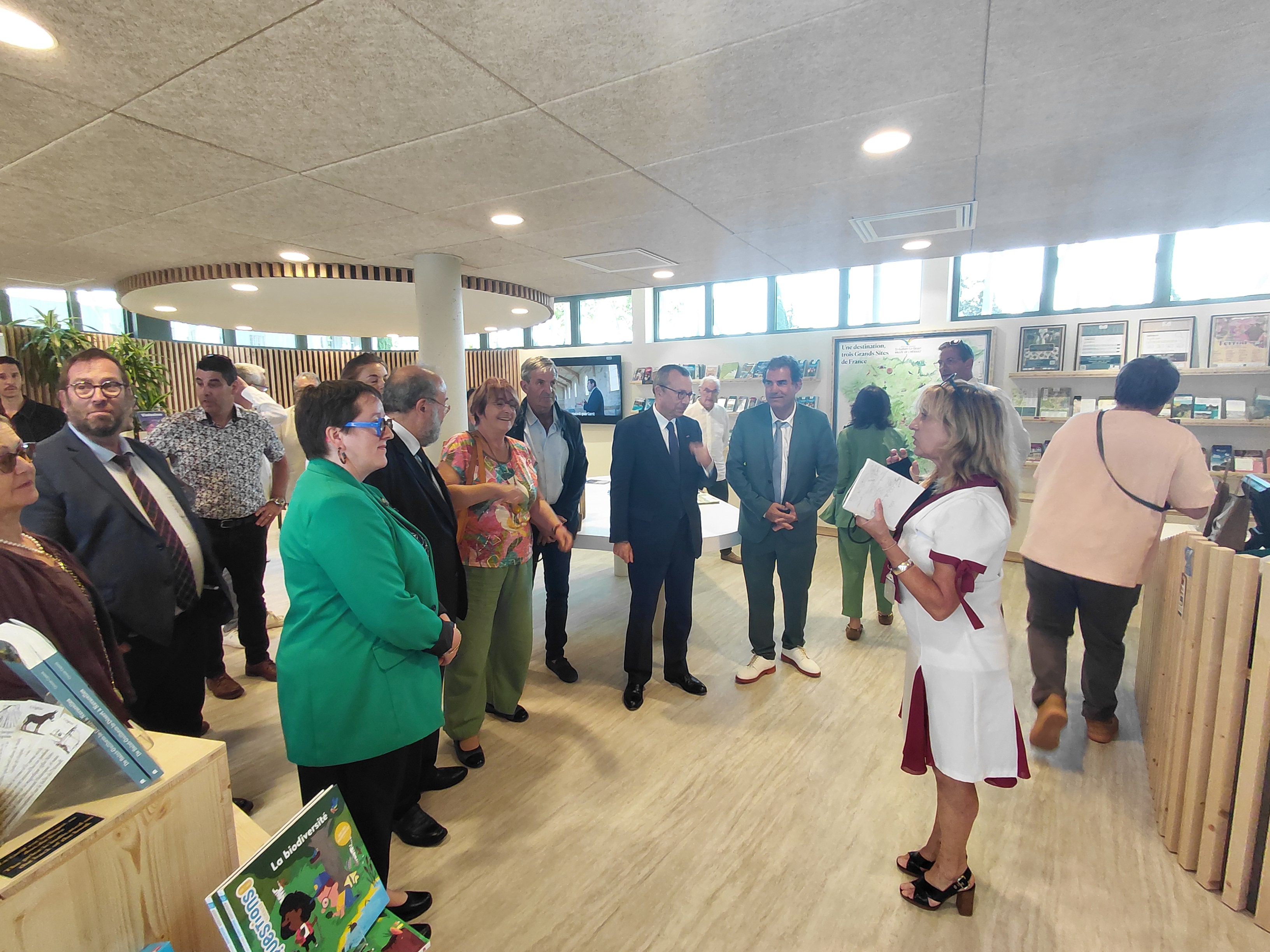 LA MAISON DU TOURISME DE LA VALLEE DE L'HERAULT INAUGUREE