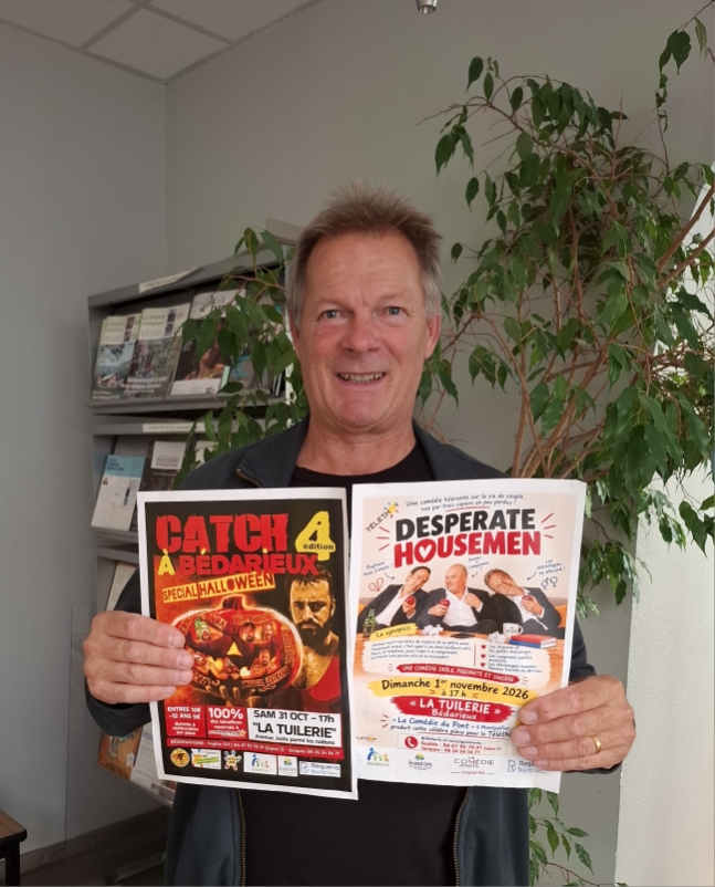 DU CATCH ET DU THÉÂTRE POUR LE TELETHON A BEDARIEUX