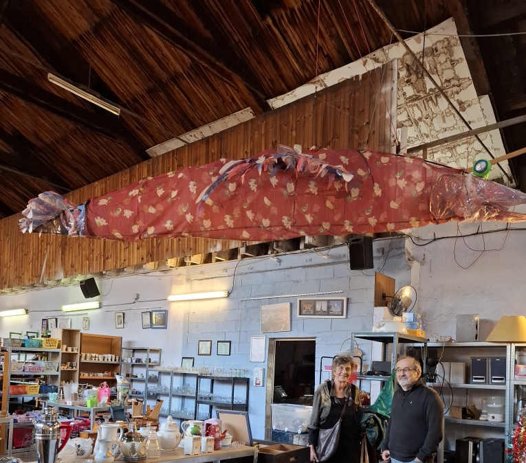 UN POISSON A DECOUVRIR A LA RESSOURCERIE DES HAUTS CANTON