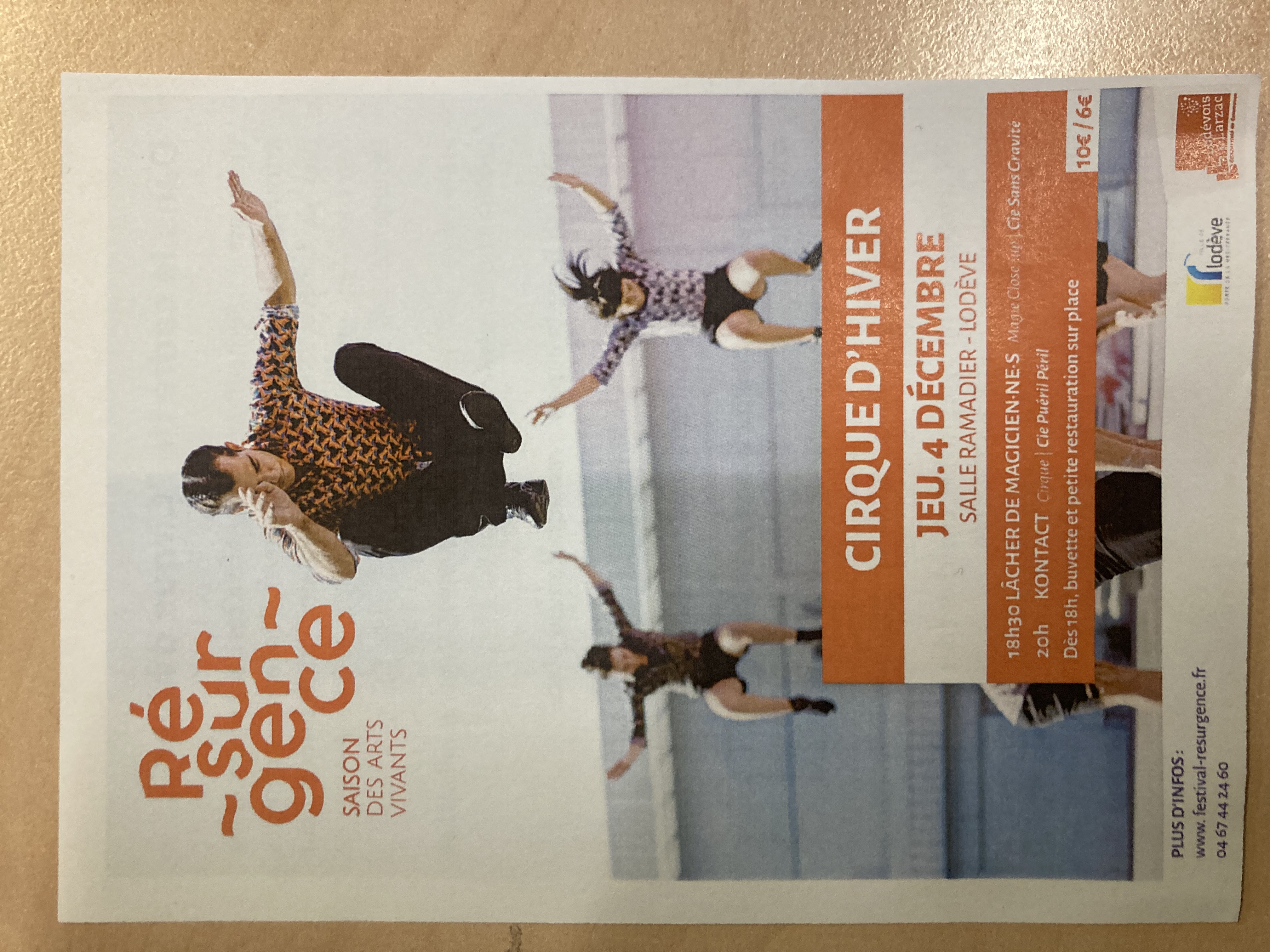 CIRQUE D'HIVER AVEC RESURGENCE