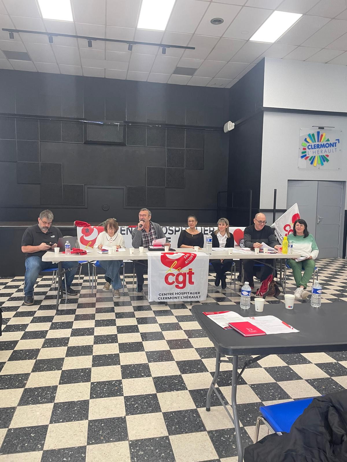 CONGRES CGT DE L'HOPITAL DE CLERMONT