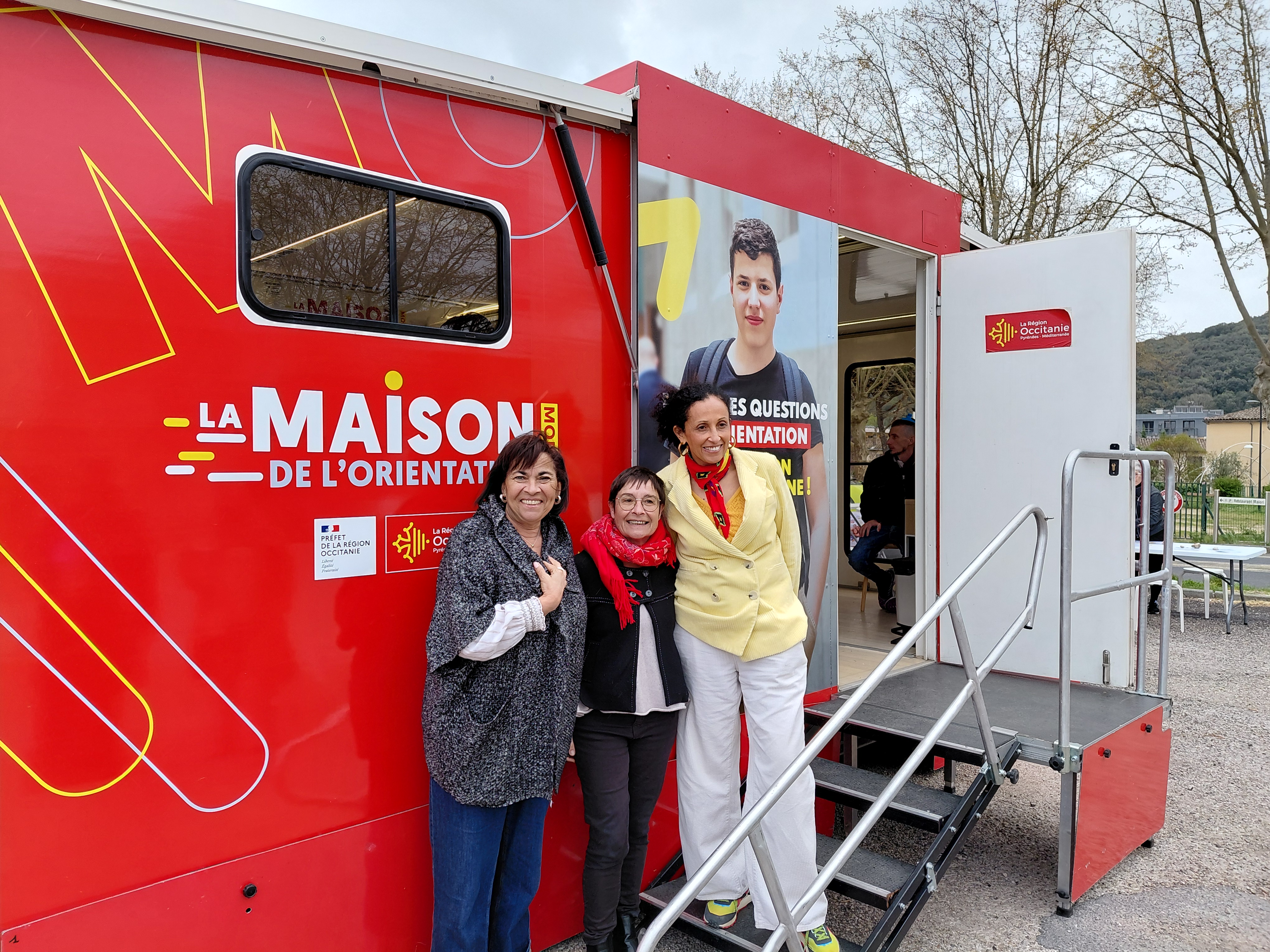 LA MAISON DE L'ORIENTATION MOBILE EN VISITE A LODEVE