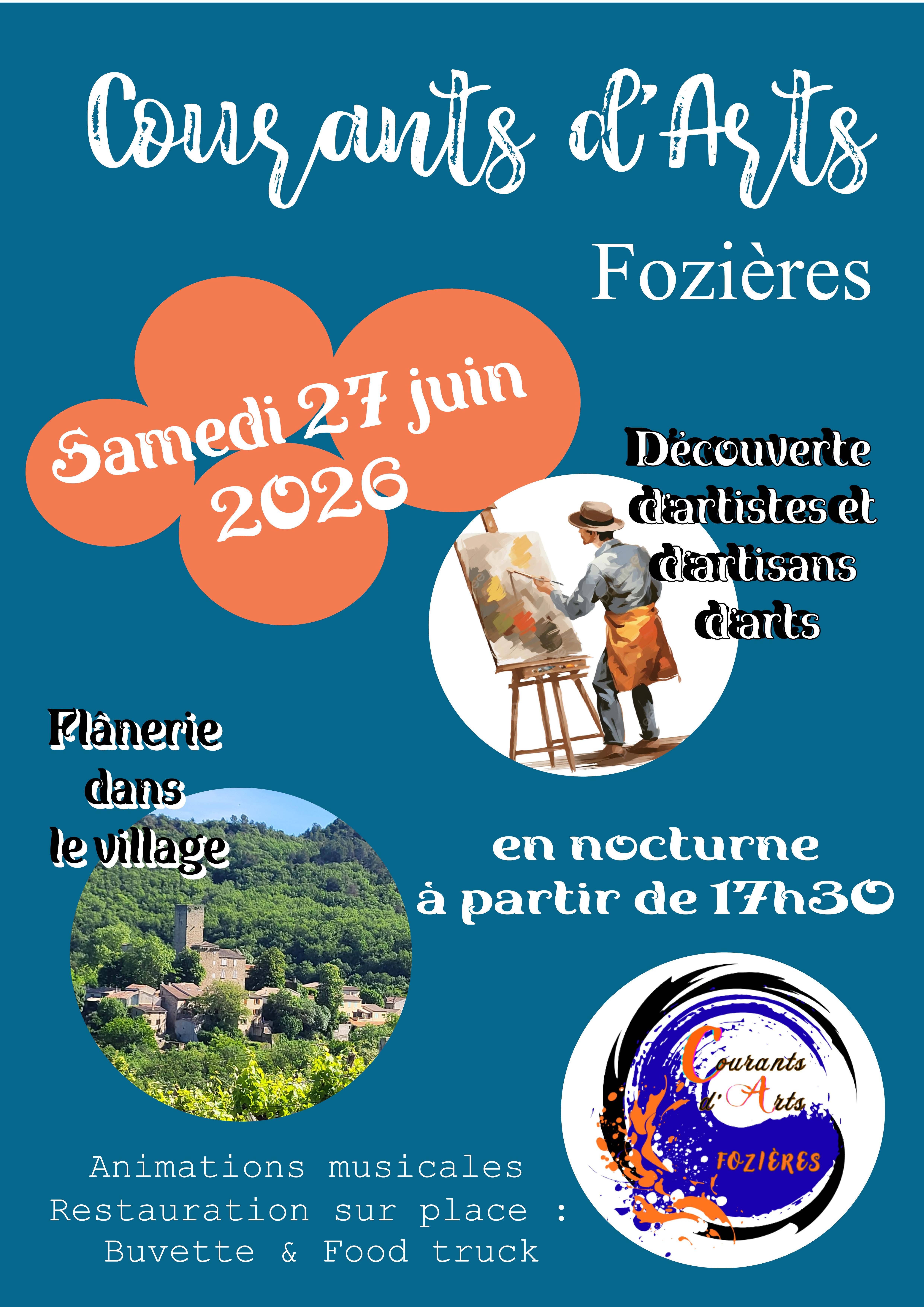 COURANTS D'ARTS A FOZIERES