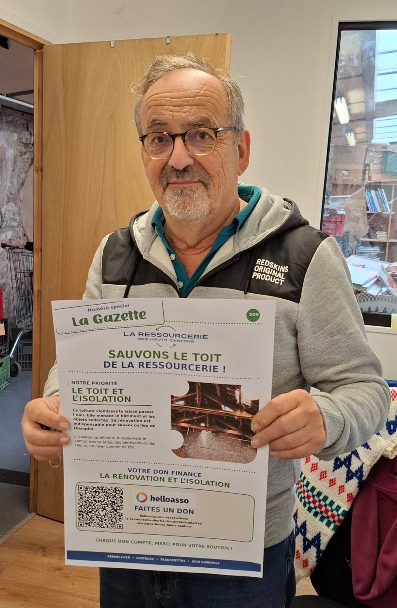 CROWFUNDING POUR LA RESSOURCERIE ET SON TOIT